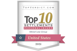 Meisel Law Group Top 10 Settlements in U.S. in 2021
